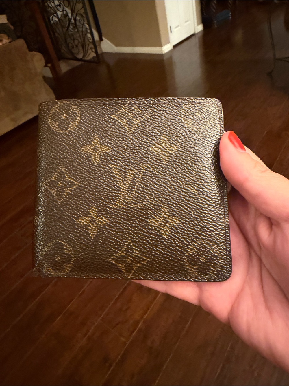 Louis Vuitton Monogram Canvas Men's Wallet in Brown and Gold